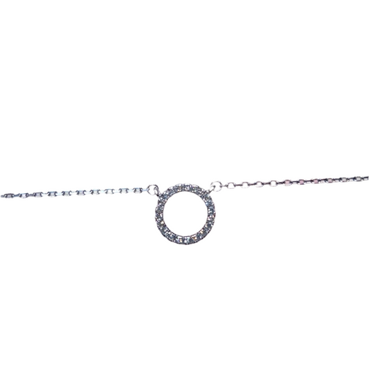Oval Silver Necklace ✨