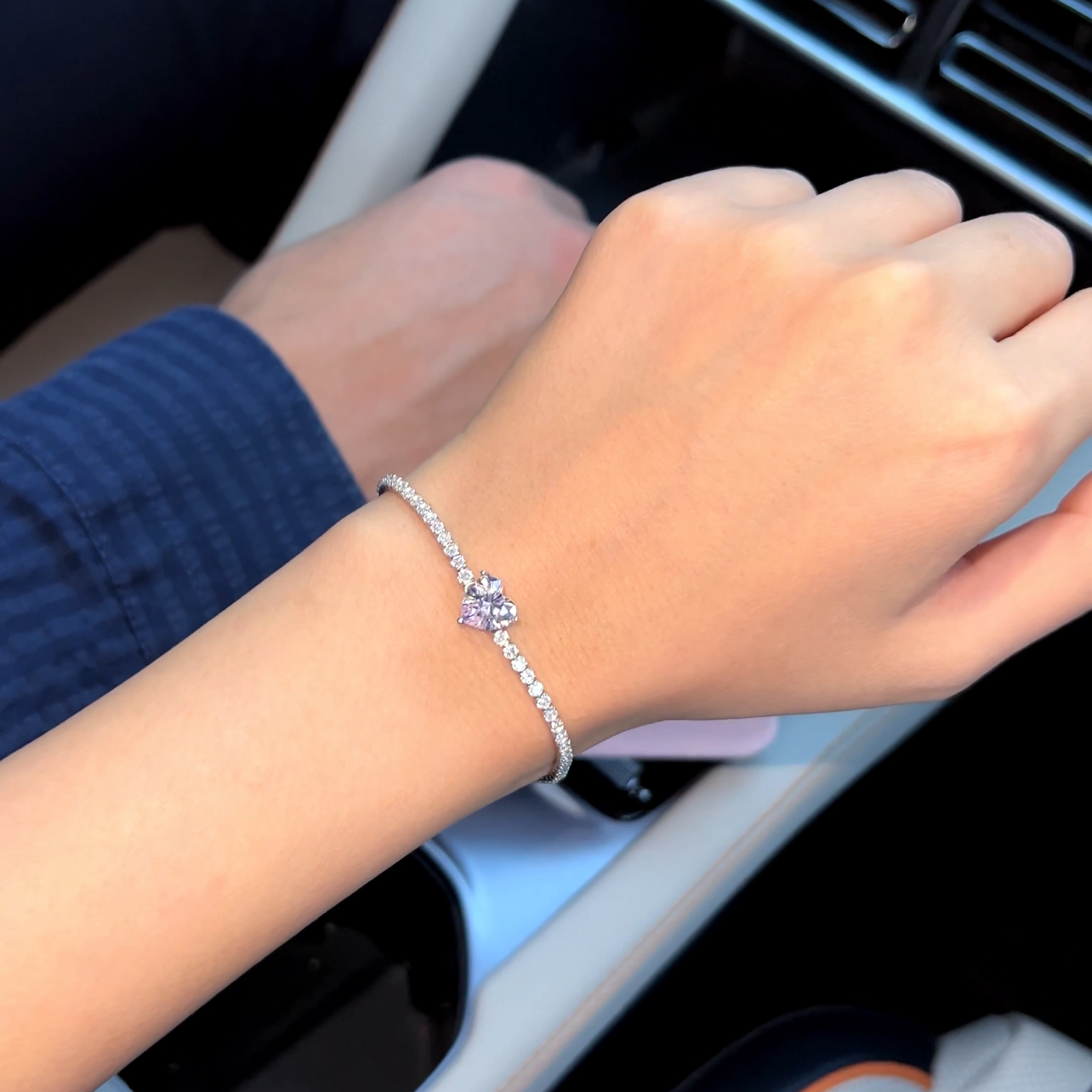 Pure Heart Silver Bracelet 💖